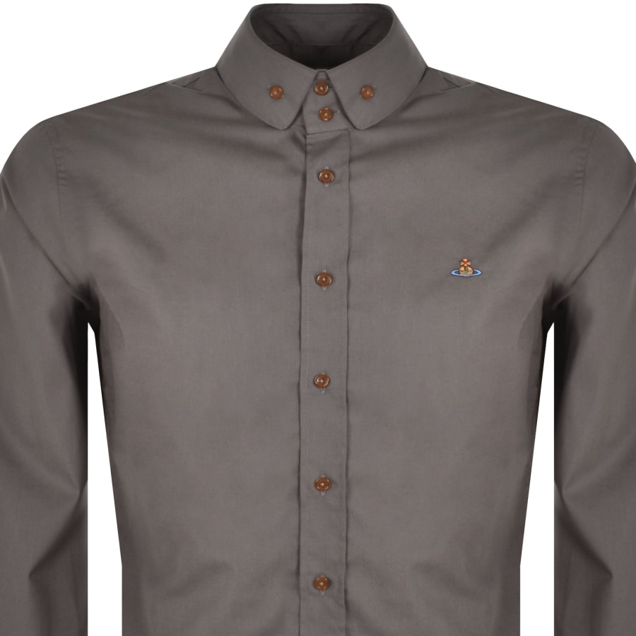 Vivienne Westwood Krall Long Sleeved Shirt Brown male Small II
